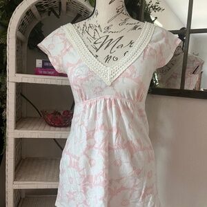 Abercrombie and fitch vintage pink babydoll top